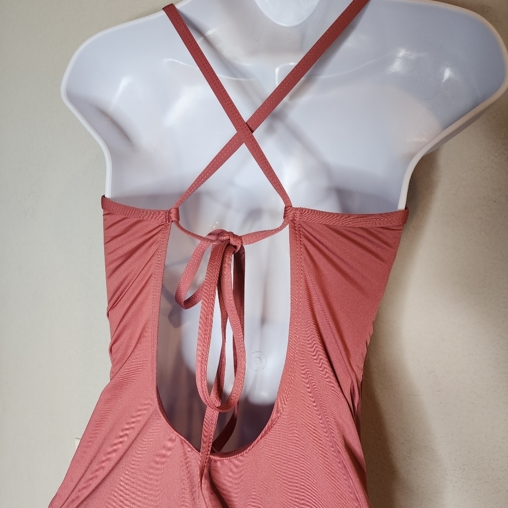 Kona Sol Pink one piece swimsuit. Like new. - Picture 4 of 13